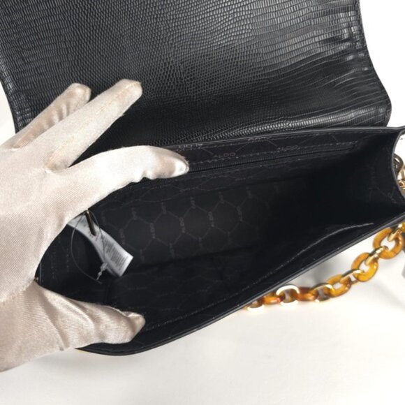 NWT ALDO Faux Leather Toggle‎ Closure Shoulder Bag & Crossbody Chain Detail - Picture 13 of 16